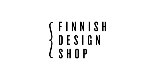 Mustavalkoinen Finnish design shop logo
