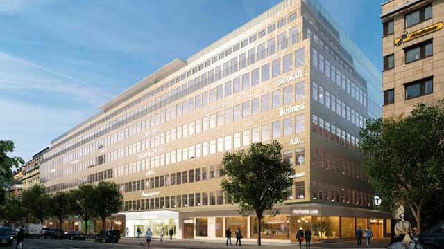 Image of new Klarna office Sweden HQ on Sveavagen