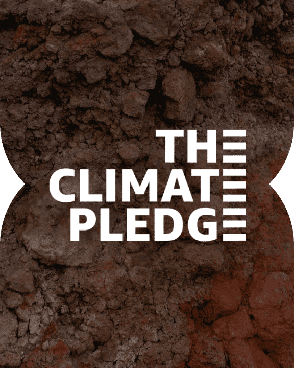The climate pledge logo