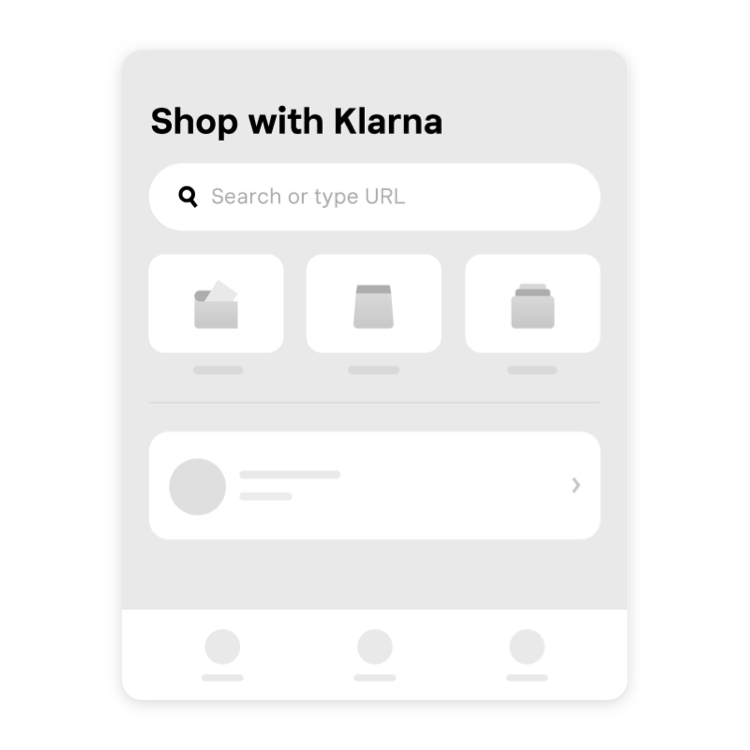 How to use Klarna app - step 1