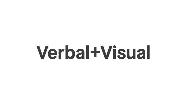 verbal visual