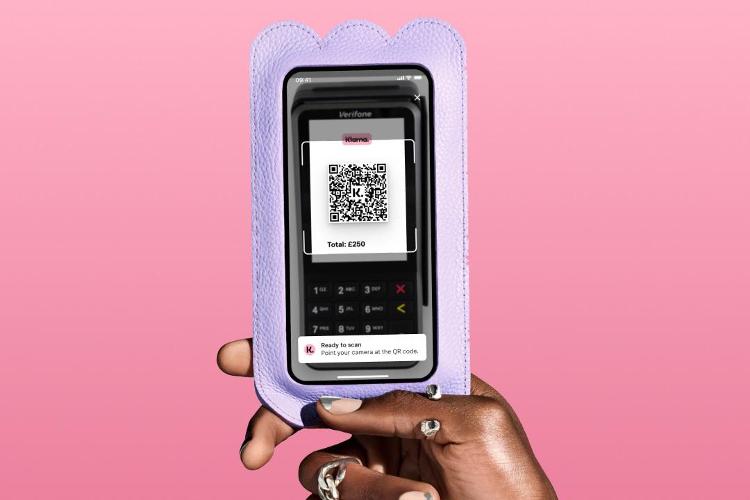 Scan QR to pay with Klarna in-store
