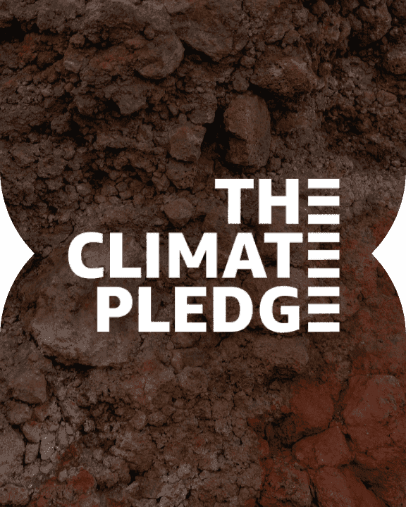 The climate pledge logo