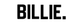 BILLIE Logotype