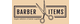 Barber Items Logotype