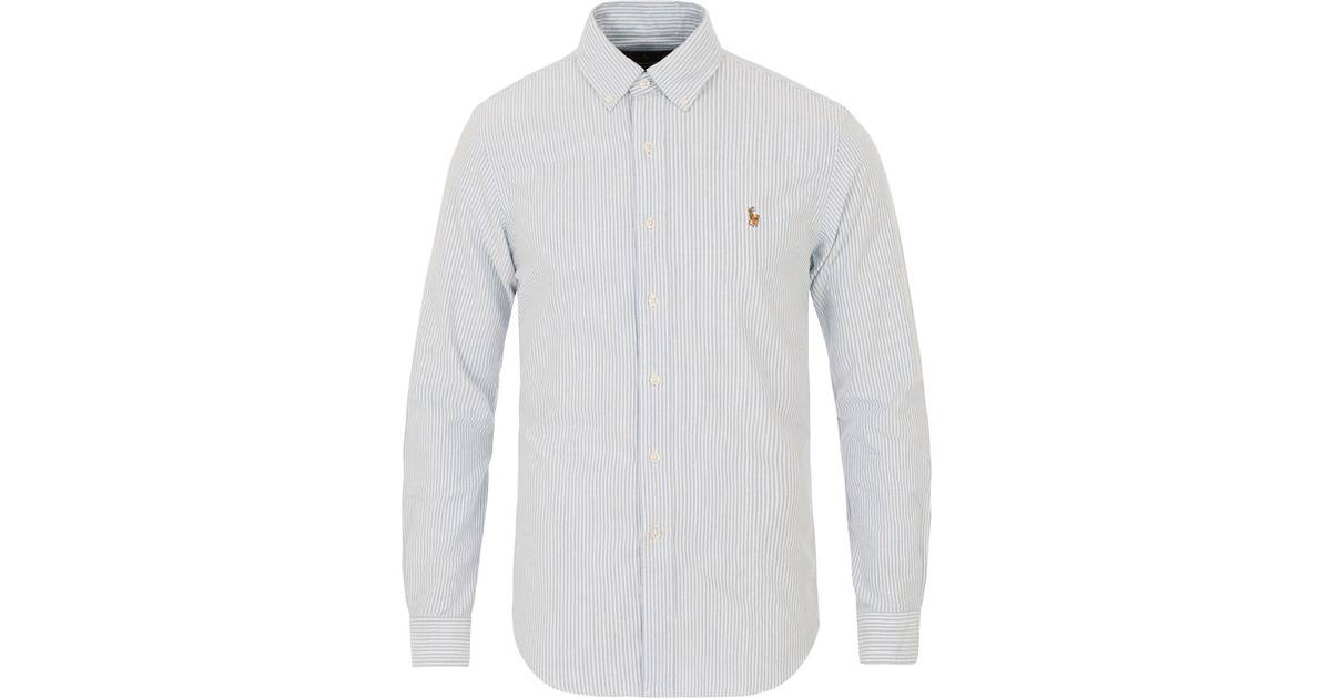 call Misunderstanding At dawn Polo Ralph Lauren Slim Fit Oxford Sport Shirt - Bsr Blue/White • Price »