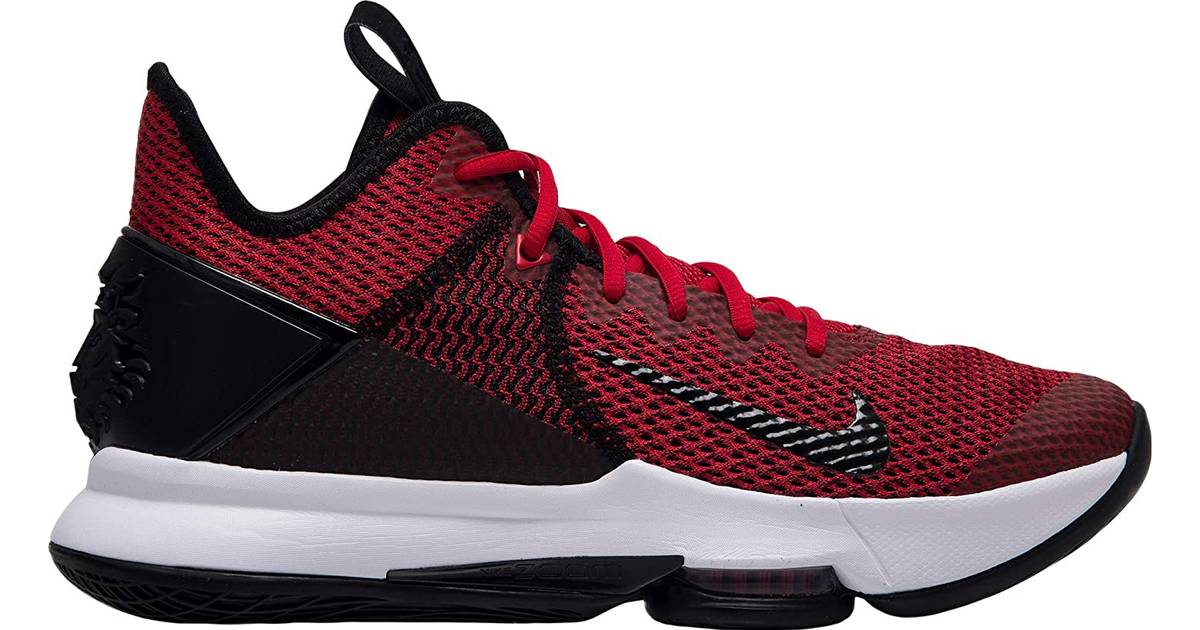 Nike LeBron Witness 4 - Black/University Red/Gym Red - Compare Prices ...