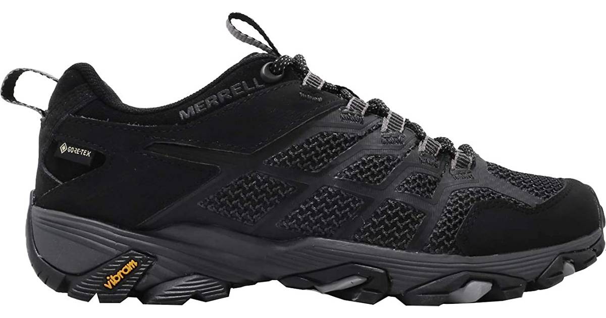 GORE-TEX Merrell Mens MOAB FST 2 GORE-TEX Walking Shoes Black Sports Outdoors 