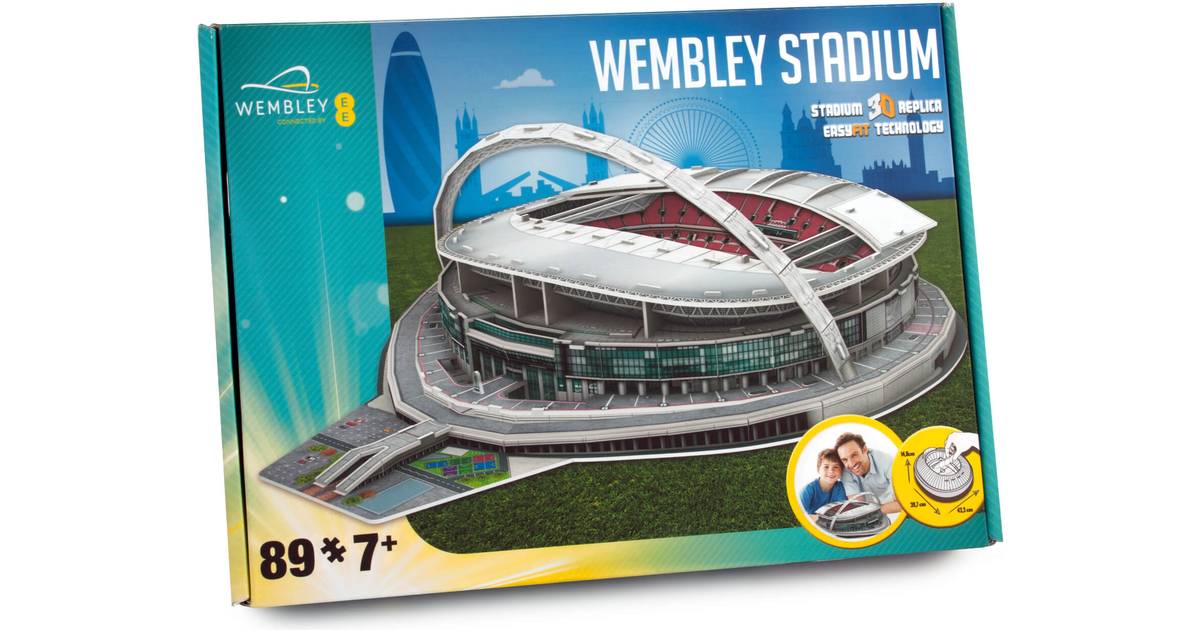 scared To separate Measurable Wembley Stadium 3D Puzzle Football 89 Pieces - Compare Prices - Klarna US