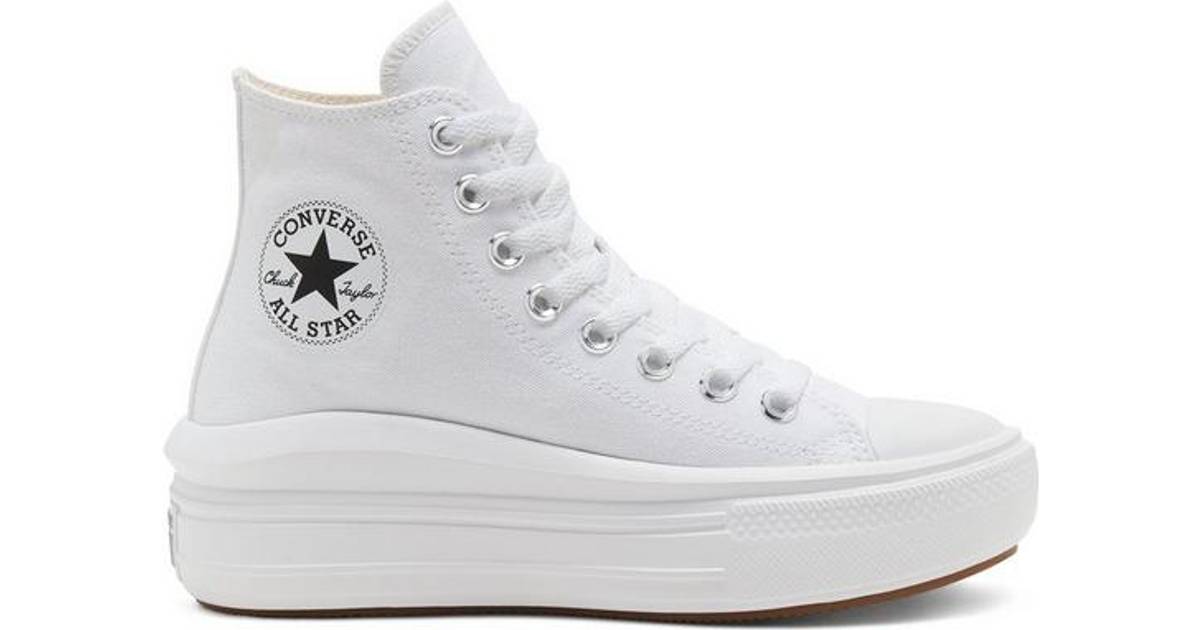 Converse Chuck Taylor All Star Move High Top W - White/Natural Ivory/Black  • Price »