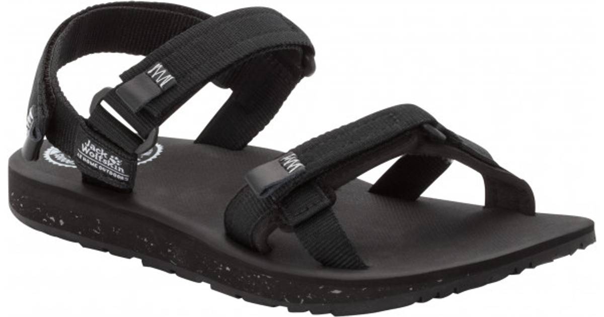 Jack Wolfskin Outfresh Sandal - Black/Light Grey - Compare Prices ...