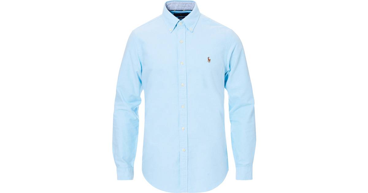 Polo Ralph Lauren Slim Fit Stretch Oxford Shirt - Aegean Blue • Price »