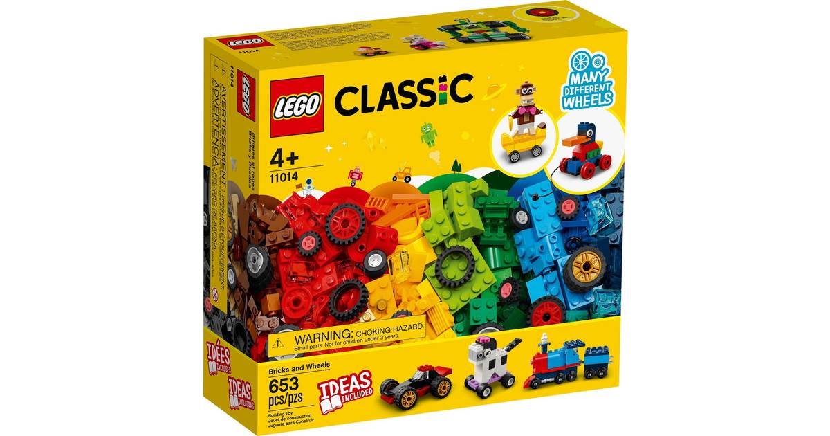 Spytte ud spin svindler Lego Classic Bricks & Wheels 11014 • Find at Klarna »