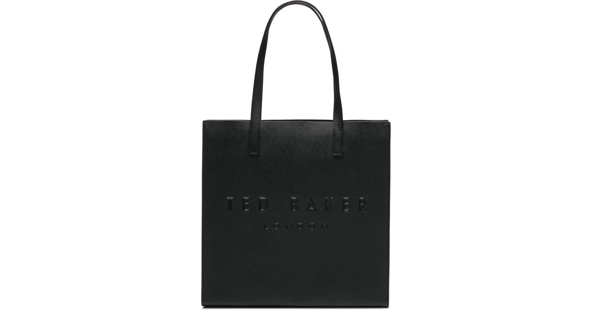 Ted Baker Soocon Crosshatch Large Icon Bag - Black • Price