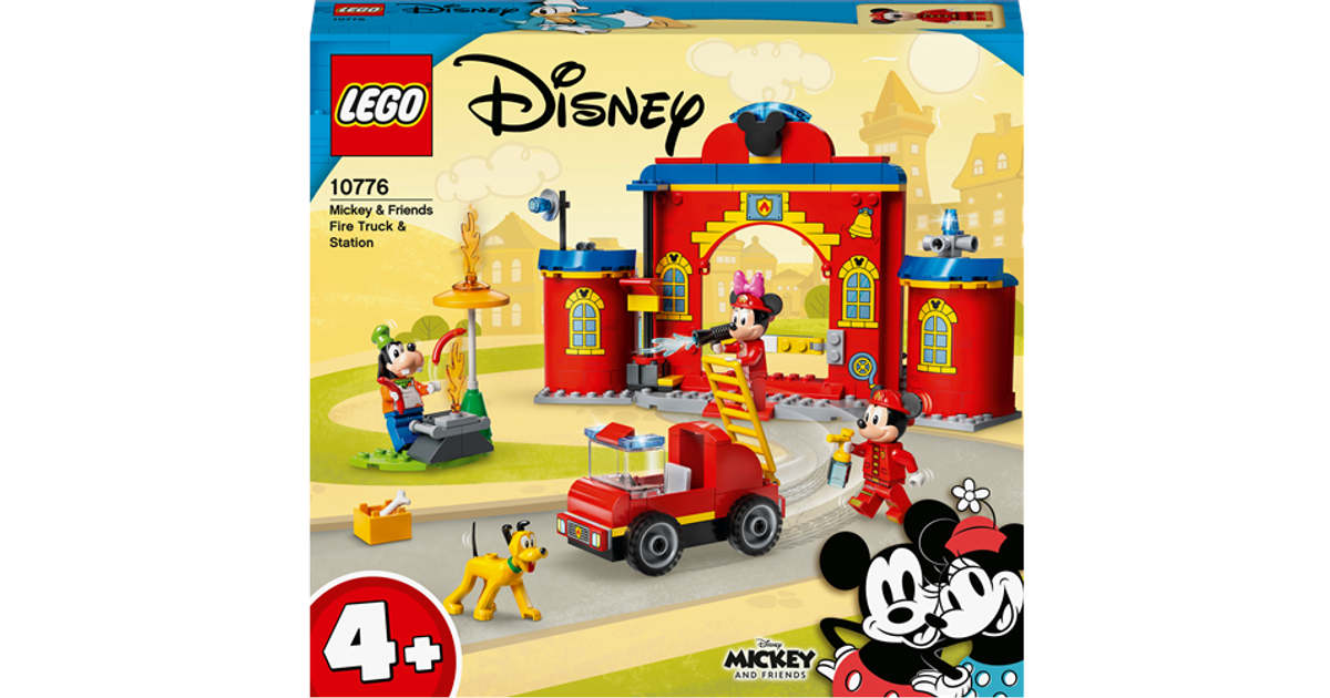 ubrugt Chaiselong himmelsk Lego Disney Mickey & Friends Fire Truck & Station 10776 • Price »