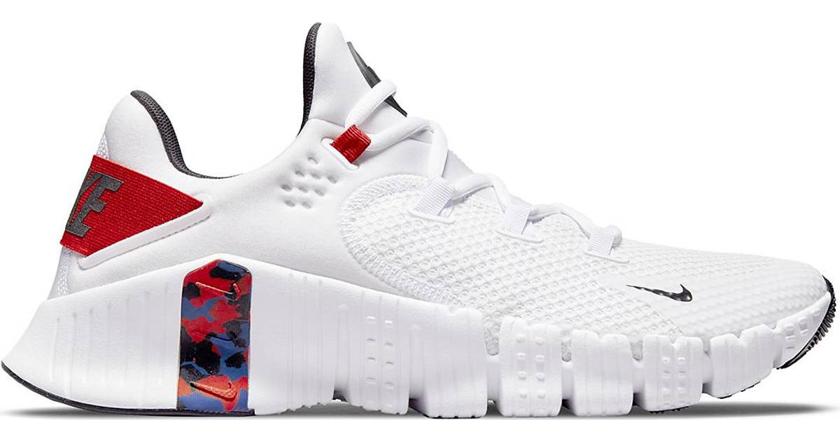 nike metcon white and red