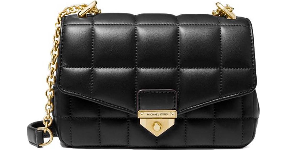 Michael Kors SoHo Large Quilted Leather Shoulder Bag - Black - Compare Prices - Klarna US