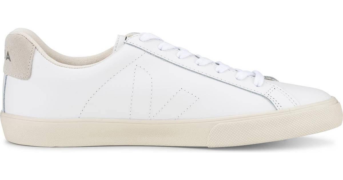 Womens Shoes Trainers Low-top trainers Veja Esplar Laceup Sneakers In White And Black Leather 