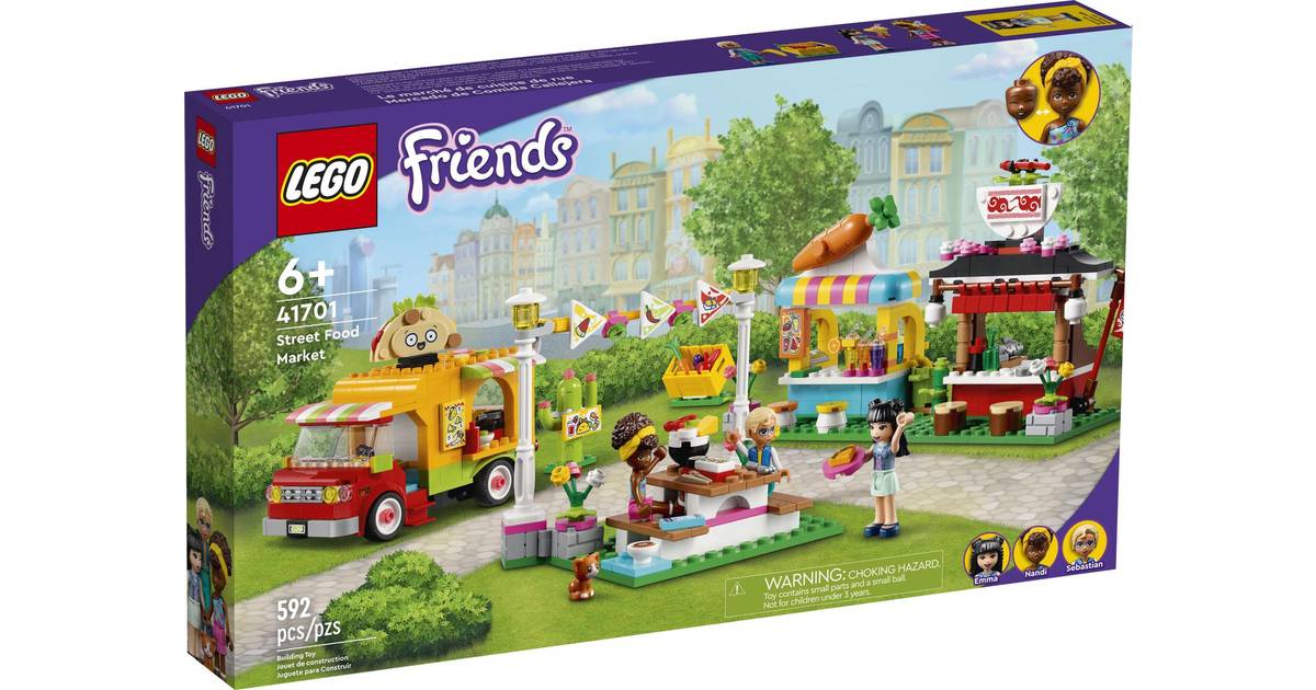 限定最安値 LEGO Friends Street Food Market 41701; New Food-Play 