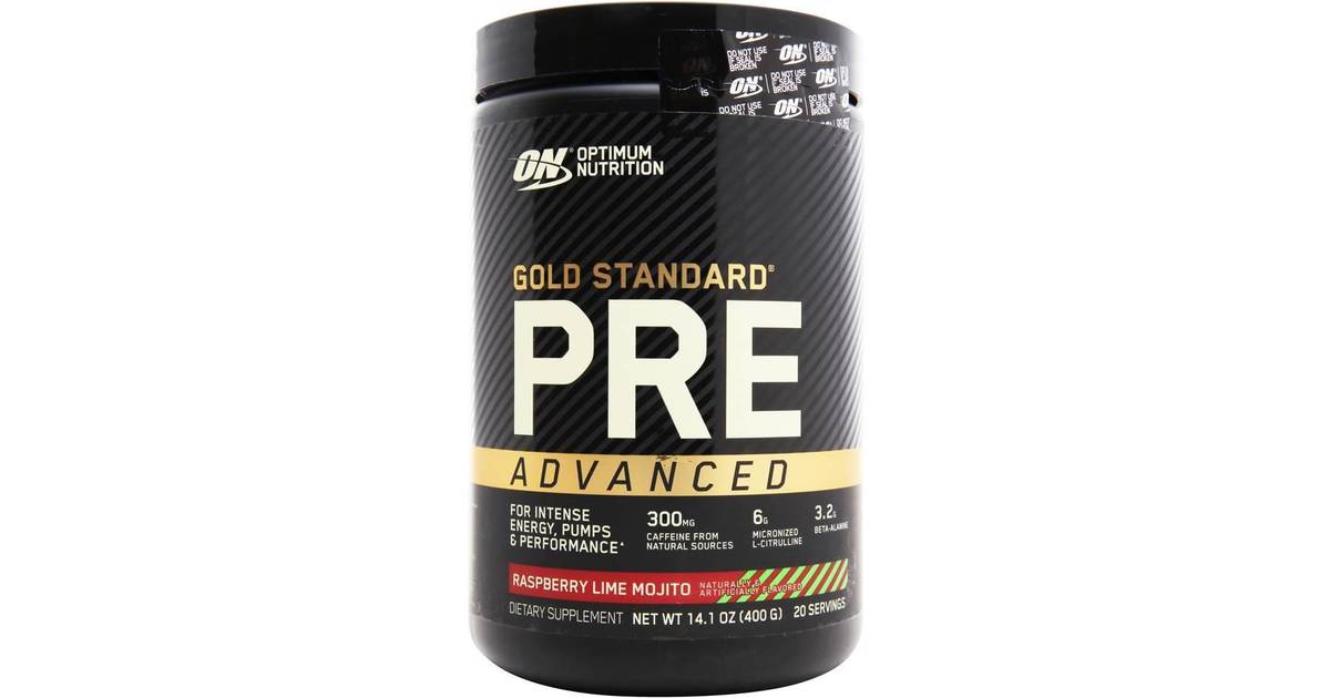 Youth bottle Matron Optimum Nutrition Gold Standard Pre Advanced Raspberry Lime Mojito 20  Servings - Compare Prices - Klarna US