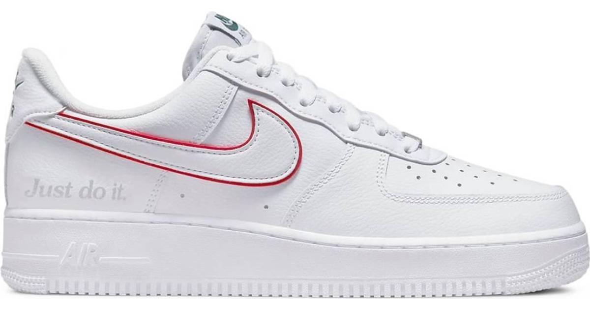 red just do it air force ones