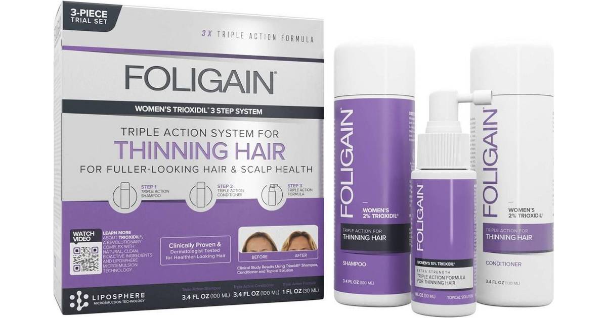 Foligain Triple Action Hair Care System for Women • Price »