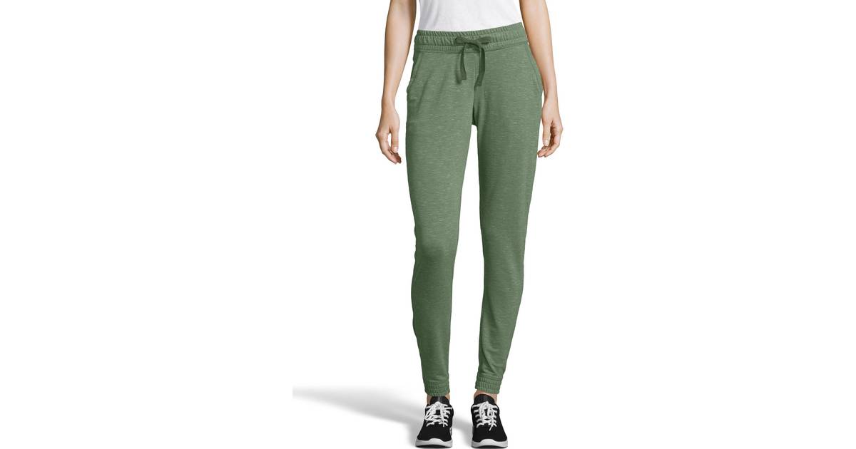 Hanes Women's French Terry Jogger With Pockets - Nature Green Heather •  Price »