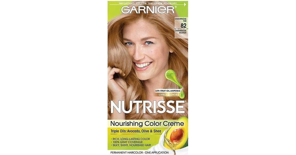 9. Garnier Nutrisse Nourishing Hair Color Creme, 82 Champagne Blonde - wide 1