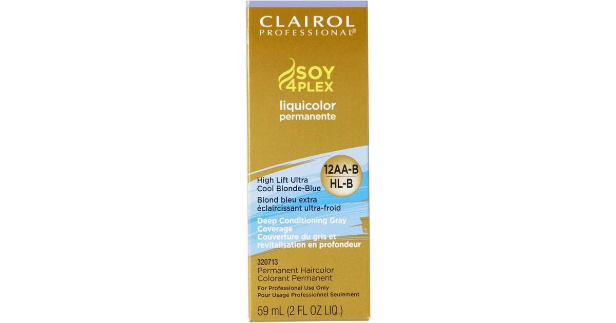 8. Clairol Professional Soy4Plex Liquicolor Permanent Hair Color, 9AA/20D Very Light Ultra Cool Blonde - wide 1
