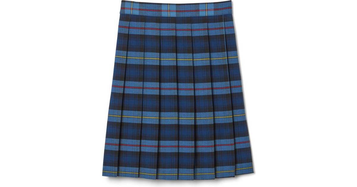 French Toast Big Girls Plaid Pleated Skirt Blue/Red 14 