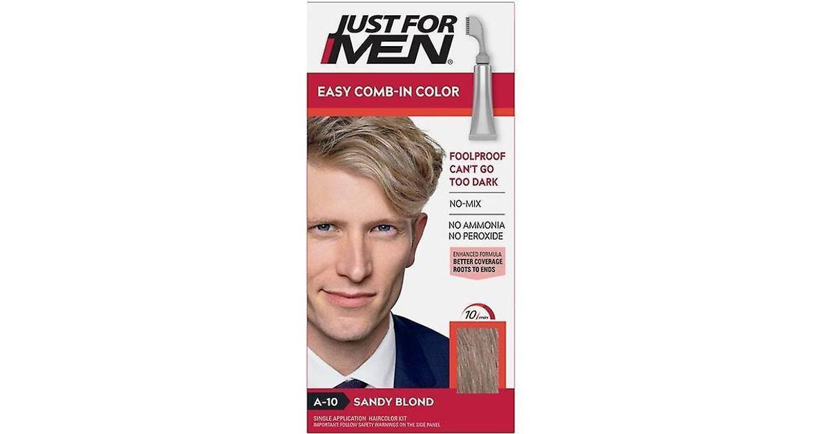 Just For Men Easy Comb-In Haircolor, Sandy Blonde A-10 False • Price »