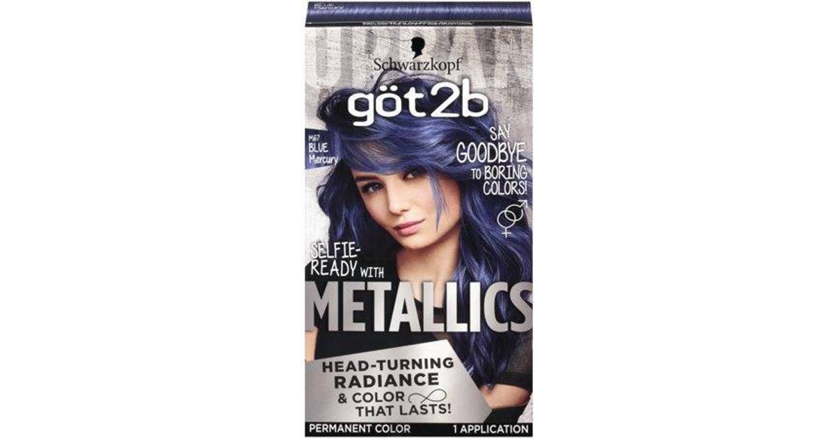 Got2b Metallic Permanent Hair Color, M67 Blue Mercury - wide 11