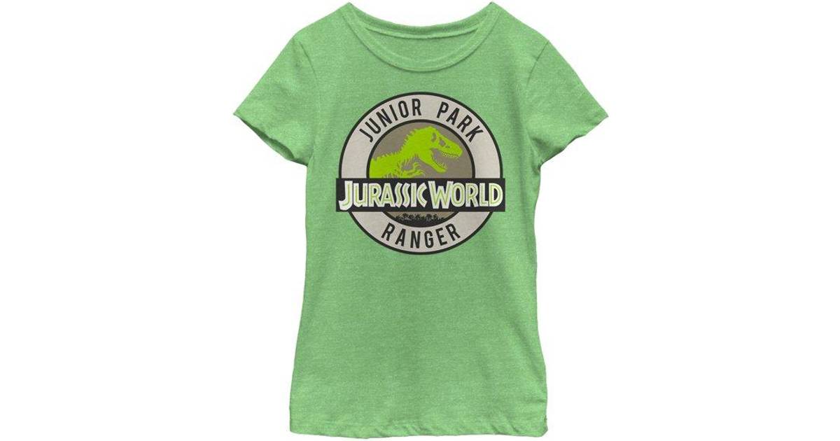 Girl's Jurassic World Two Junior Park Ranger Badge Graphic Tee - Green ...