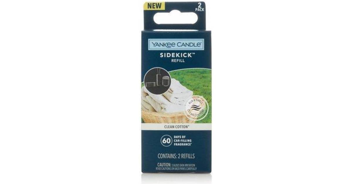 Yankee Candle Clean Cotton Sidekick Fragrance Refill Clear Clear Scented  Candle - Compare Prices - Klarna US