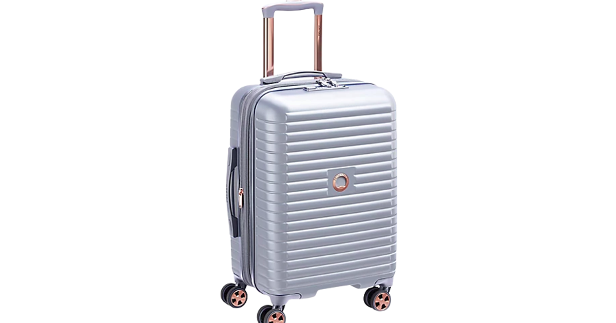 Delsey PARIS Cruise Hardside Spinner Carry On Luggage - Platinum ...