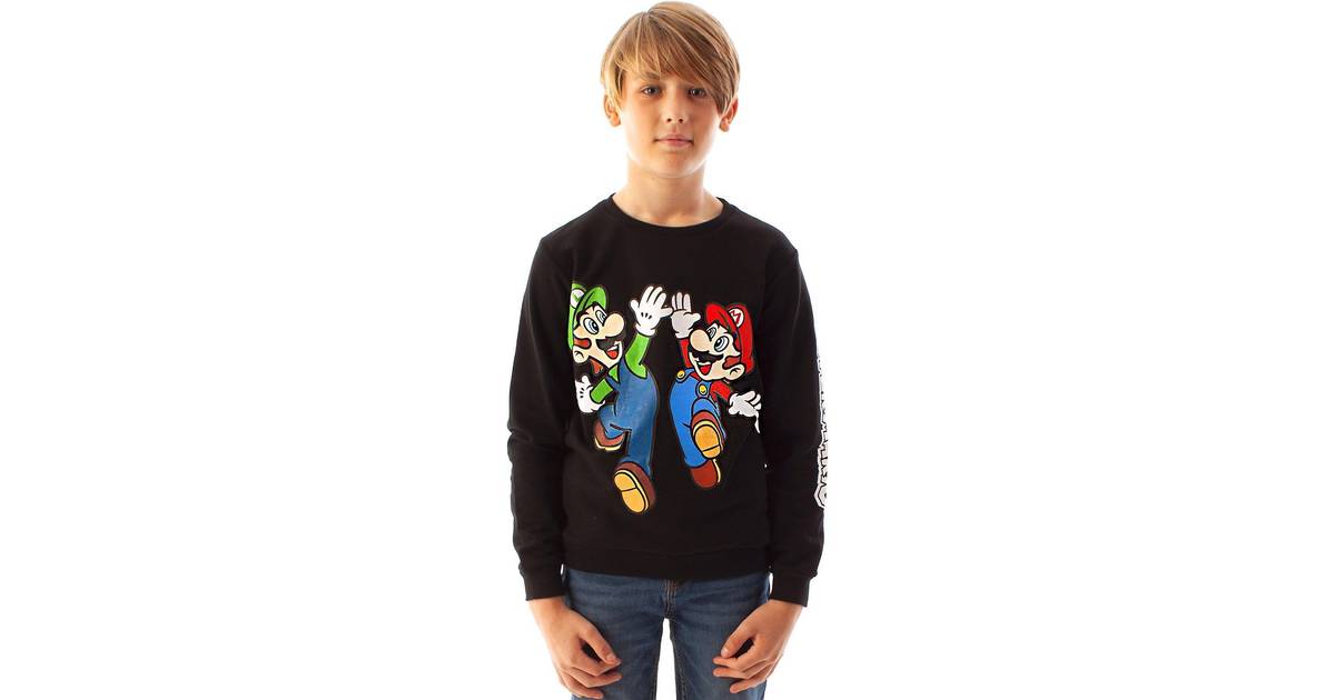 Super Mario Boys Luigi Sweatshirt - Compare Prices - Klarna US