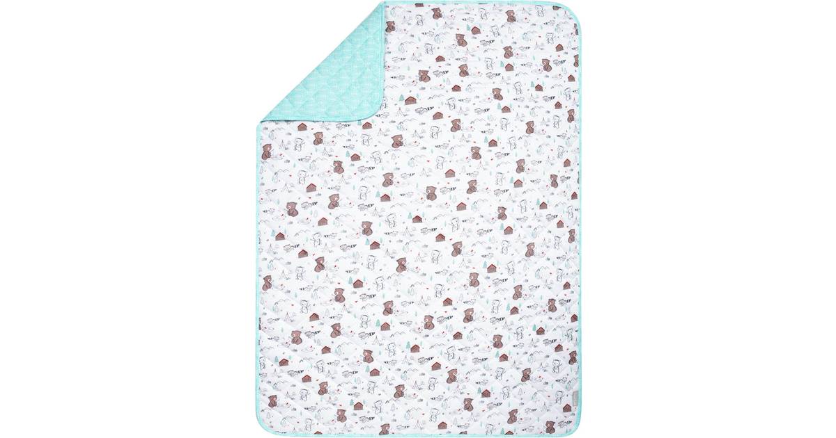 Flora Trend Lab Quilted Jersey Baby Blanket 