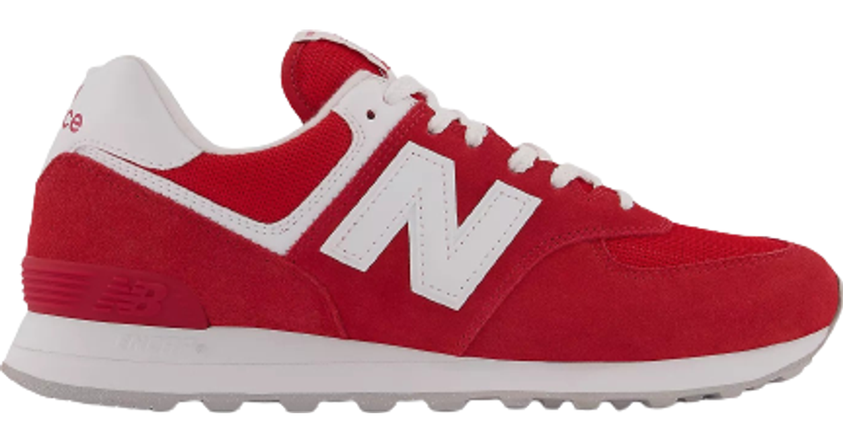 New Balance 574 - Red with White • Find at Klarna »