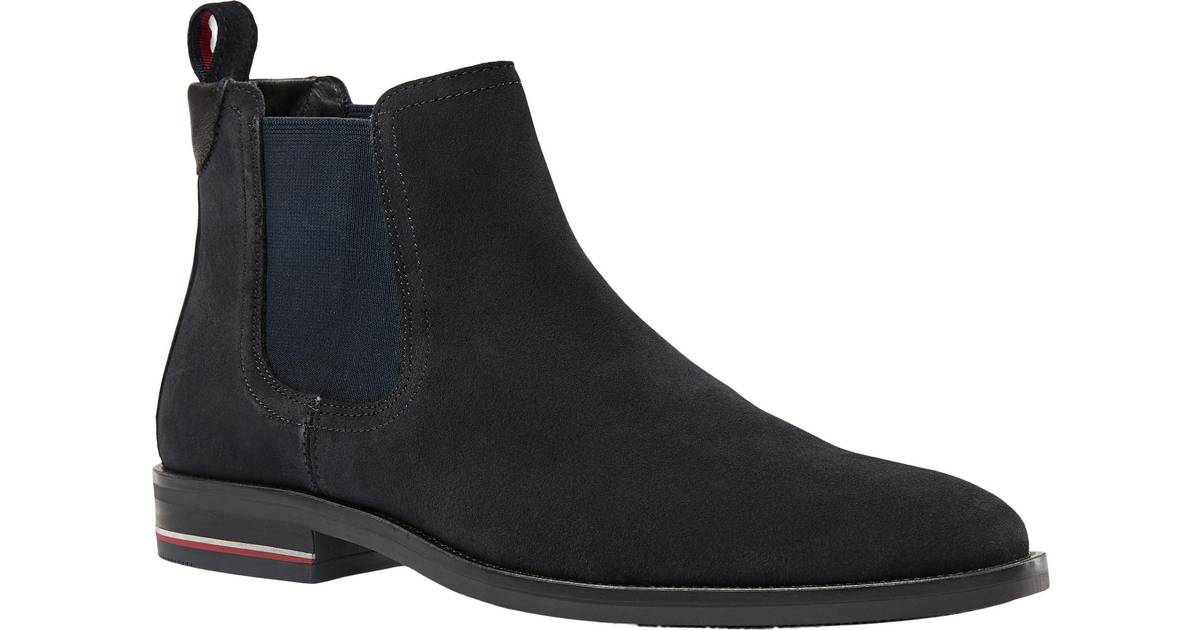 Tommy Hilfiger Mens Suede Essential Chelsea Boot Desert Sky - Compare ...