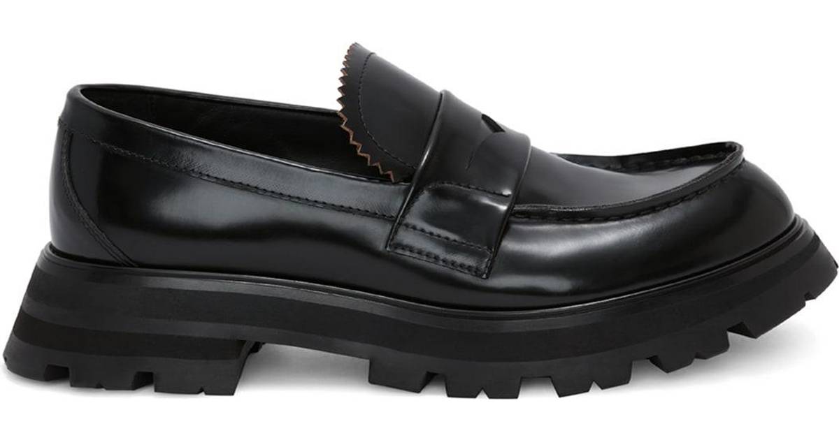 Alexander McQueen Wander Leather Penny Loafers - Compare Prices - Klarna US