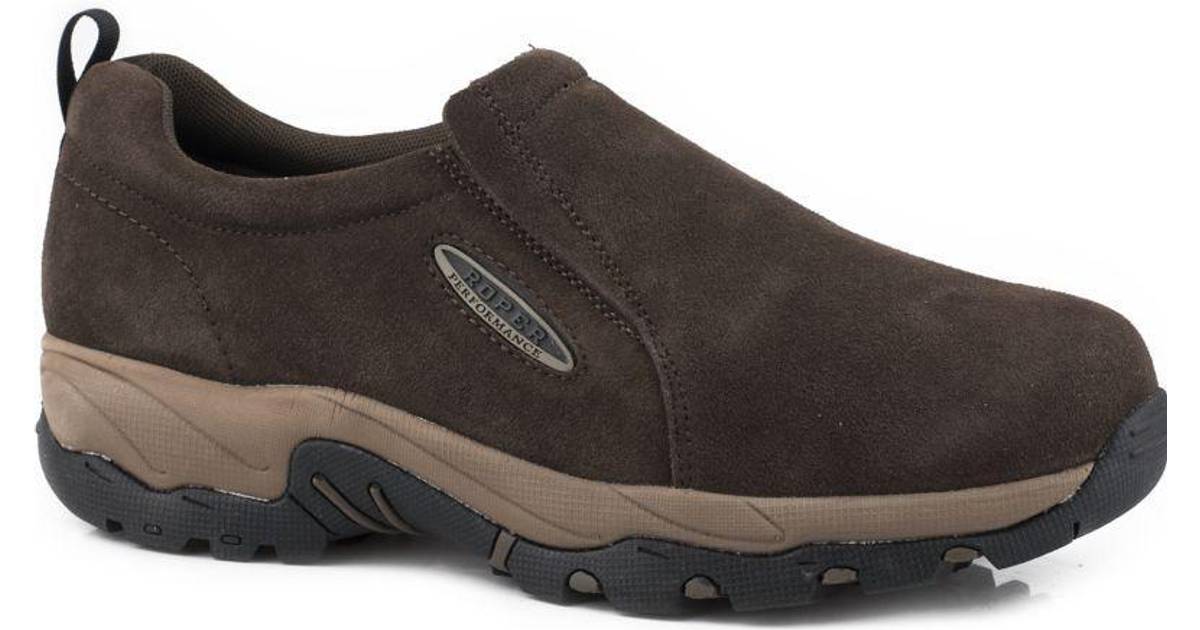 Roper Mens Performance Sport Slip-On Shoes Suede Leather • Price