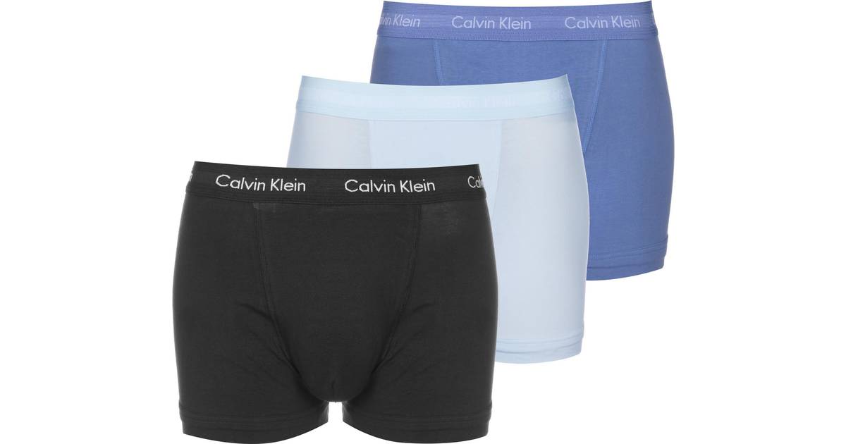Calvin Klein Cotton Stretch Trunks 3-pack • Prices »