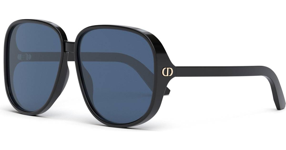 Surroundings console See through Christian Dior Women's Square Sunglasses, 63mm Black/Blue • Price »