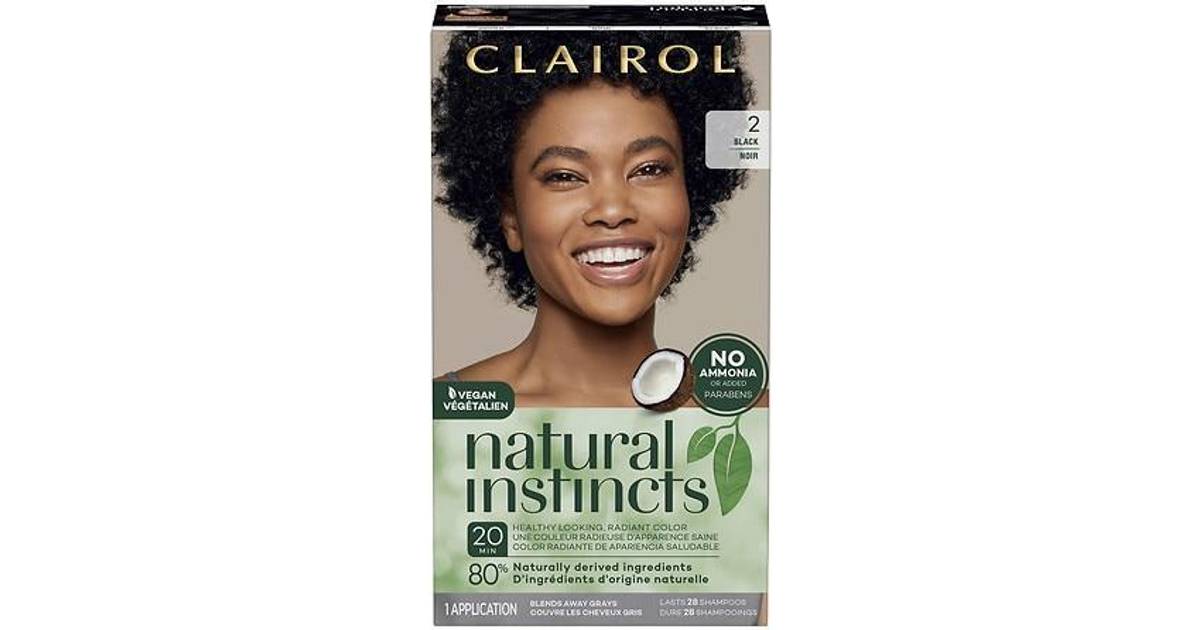 Clairol Natural Instincts Hair Color  set Midnight Black • Price »