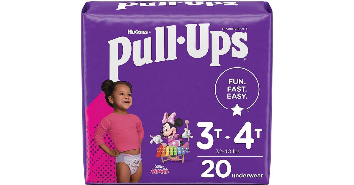 Huggies Pull-Ups Learning Designs Size 3T-4T Jumbo 22-Count Disposable ...