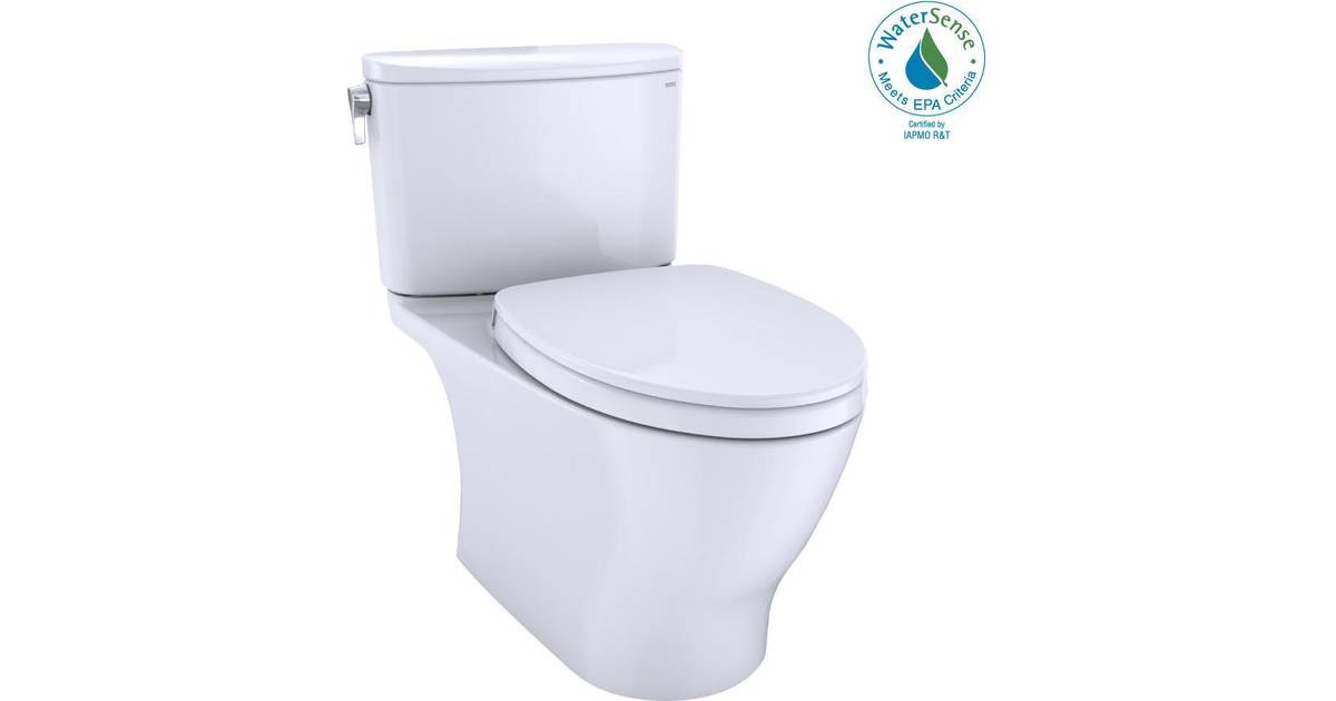 Toto Nexus G Piece Gpf Single Flush Elongated Universal Height Toilet With Cefiontect In