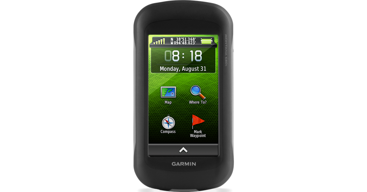Tangle sne hvid Bær Garmin Montana 680t Handheld GPS Unit Black • Price »