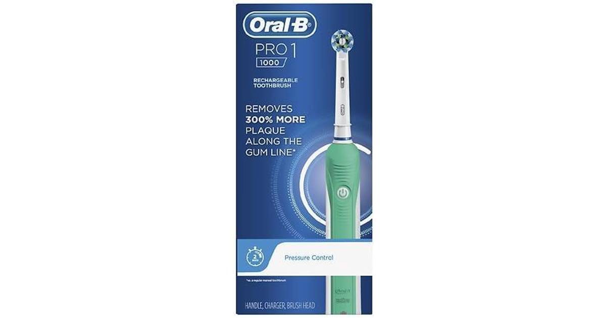 Uitvoeren Trekker Lucky Procter & Gamble Oral-B Pro 1000 Rechargeable Electric Toothbrush Turquoise  • Price »
