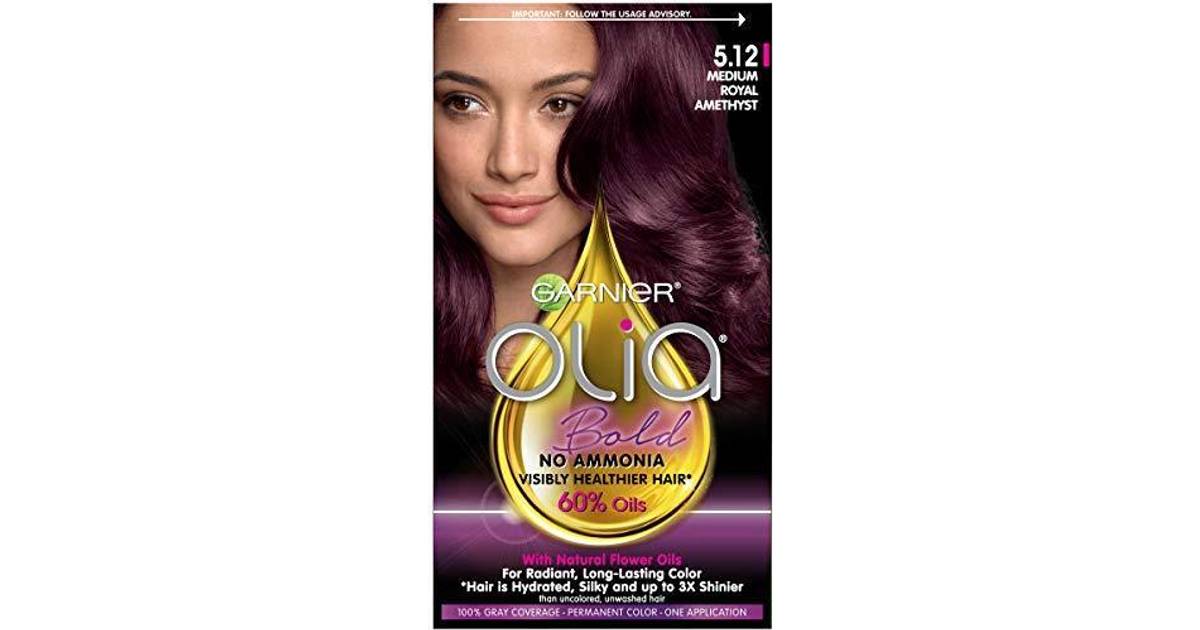 9. "Garnier Olia Bold Ammonia Free Permanent Hair Color, 4.62 Dark Garnet Red" - wide 4