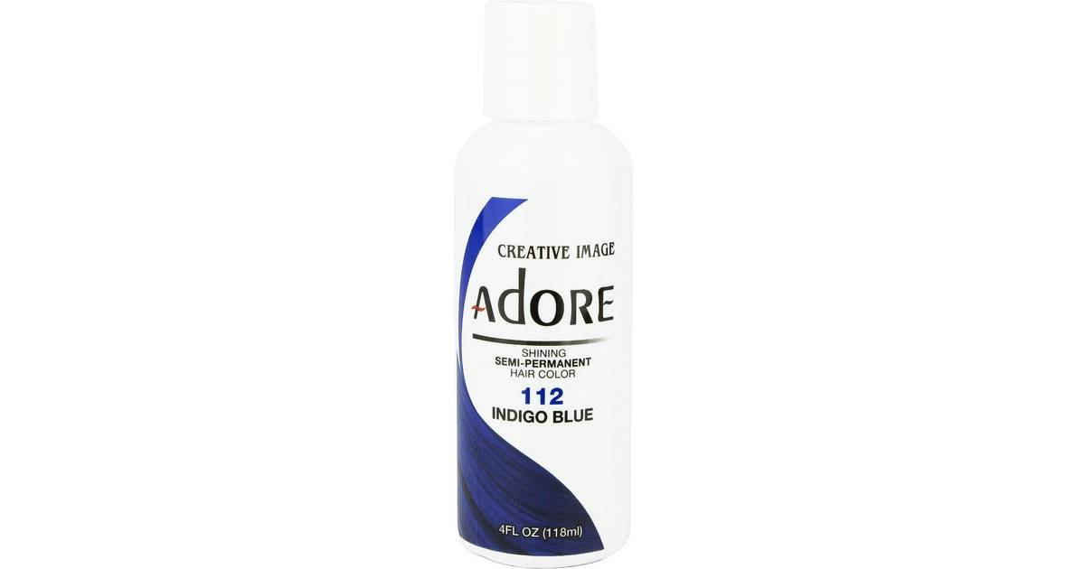 Adore Semi-Permanent Haircolor #112 Indigo Blue 4 Ounce (118ml) - wide 10